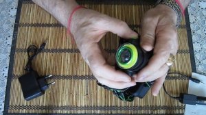 Налобный мощный светодиодный  фонарь для рыбалки