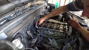 Замена маслосьемных колпачков 4G93 pajero io