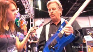 NAMM '13 - Carvin Guitars Jason Becker JB200C Tribute Guitar Demo, CT7C 7-String, DC800 8-String