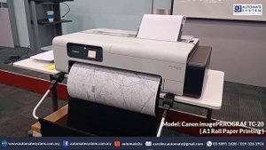 Canon imagePROGRAF TC-20 Large-Format Desktop Printer Workshop Overview