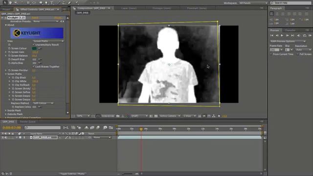 Keying in Adobe After Effects | Кеинг в Adobe After Effects смотреть онлайн