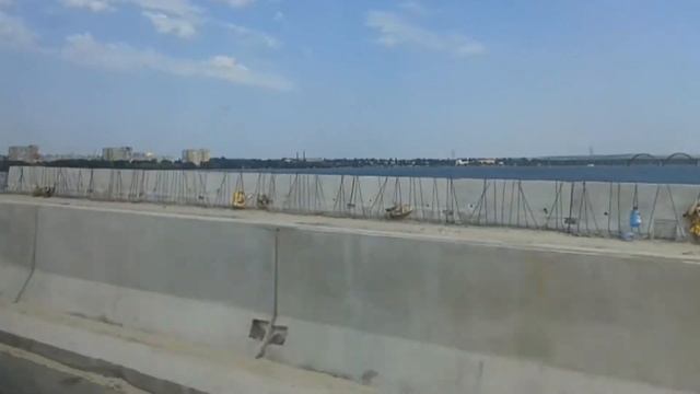 Как проехать через новый мост Днепр. И обзор ремонта моста.