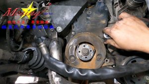 How To Replace Water Pump VOLKSWAGEN SHARAN 1.8L 2002~2006 AWC 09B P.2