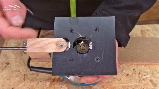 Fräsvorrichtung für die Oberfräse - Kreise fräsen Jig - Fräszirkel einfach und günstig selber bauen
