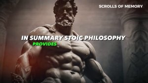 LEARN TO SOLVE THE PROBLEMS IN YOUR LIFE! (ACCORDING TO STOIC PHILOSOPHY)| SCROLLS OF MEMORY