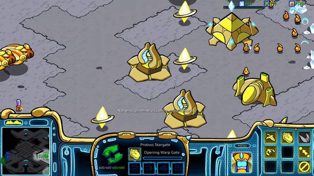 StarCraft: Cartooned - No Commentary - Protoss Gameplay