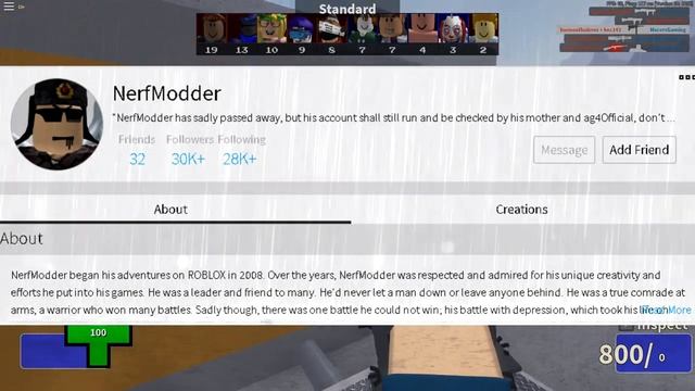 THE DEAD ROBLOX PLAYERS!!(Rip) смотреть онлайн