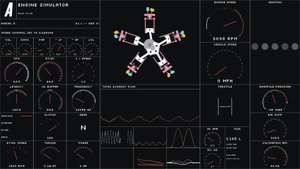 Как работают двигатели с помощью симулятора на компьютере? Рядные, V-образные, радиальные двигатели.