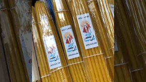 Свечи из Иерусалима. 33 свечи.