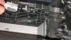 Brother hl-1110R снятие ролика захвата бумаги