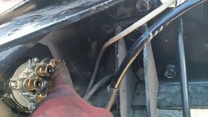 MAN 14.232 Установка механического ручного крана уровня пневмоподвески /// забрал Вольво с ремонта