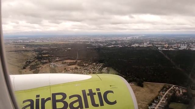 Подлетаем к аэропорту "Рига" #2 смотреть онлайн