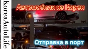 177 Доставка автомобилей в порт в Корее для отправки паромом во Владивосток