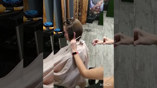 Креативная короткая стрижка Creative womens short haircut#стрижка#креативнаястрижка#creative#haircu