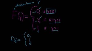 Find the Density Function Given the Distribution Function