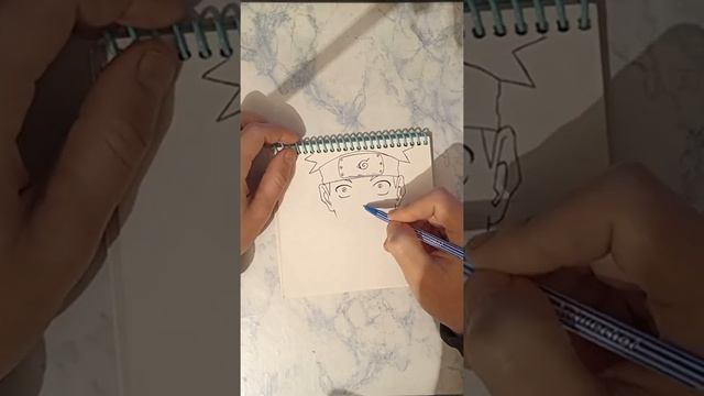 Рисую Аниме персонажей / Простой рисунок ручкой