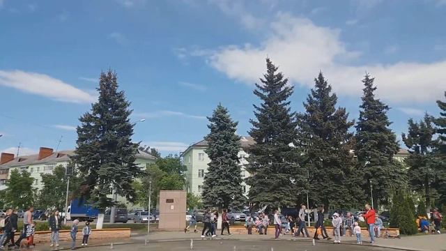Музыкальный фонтан. Дзержинск. День города. 25 05 2019г. смотреть онлайн