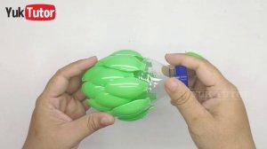 Ide Kreatif - Tempat Permen Model Nanas Dari Sendok Plastik Bekas || Plastic Spoon Craft Idea