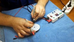 Ремонт светодиодной платы , пайка светодиодов.