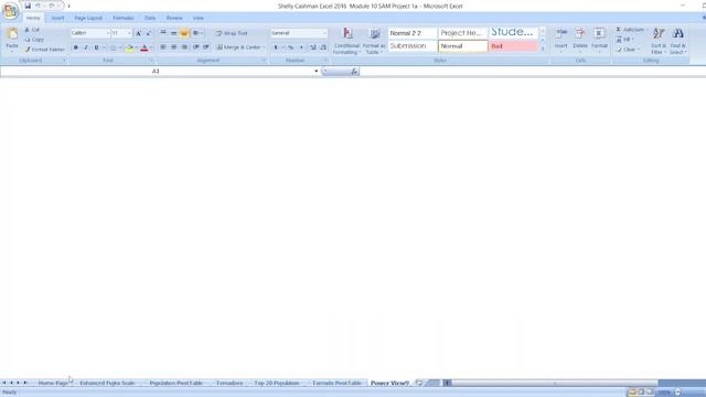 Shelly Cashman Excel 2016 | Module 10: SAM Project 1a #shellycashmanexcel #module10 #samproject1a