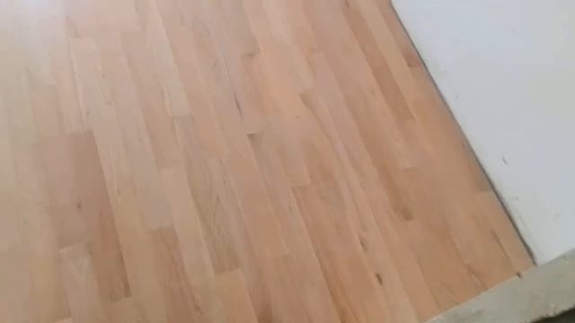 Шлифовка нового паркета. после укладки.  Серия 5
