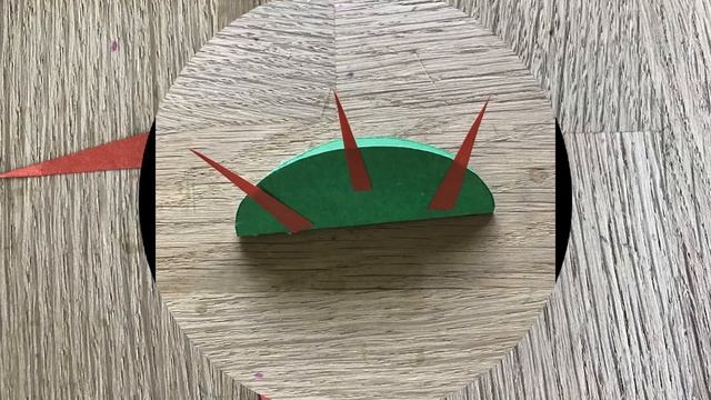 детская аппликация из бумаги - Кактус смотреть онлайн