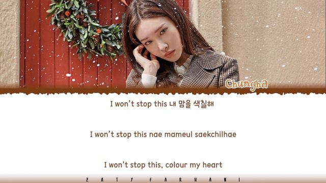 Chungha (청하) – 'Chill' (Chill해) Lyrics [Color Coded_Han_Rom_Eng]
