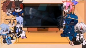 Au sanses react to (male y/n)Tengen uzui vs Gyutaro