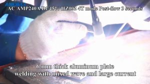 ANDELI TIG-250PAC Inverter Digital Square Wave AC DC Pulse Aluminum Alloy TIG Welding Machine