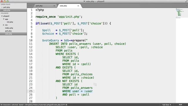 Build A Poll With PHP: Voting On Polls (6/7) смотреть онлайн