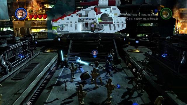 LEGO Star Wars III The Clone Wars Прохождение Игры Без Комментариев Часть 2 Тайный враг смотреть онлайн