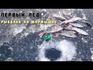 Ловля Окуня на Мормышку с Мотылём, Первый Лёд в Тольятти Рыбалка - Нижние Шлюза