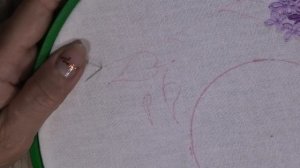 Вышиваем сирень - МК для начинающих | МУЛИНЕ