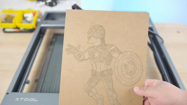 Powerful 20W laser！xTool D1 Pro Laser Engraving Unboxing and test смотреть онлайн