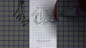 Как нарисовать Гию Томиока по клеточкам