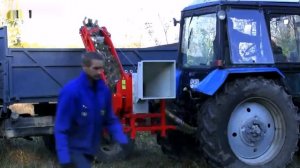 Измельчитель веток для трактора АМ 120ТР К с транспортером