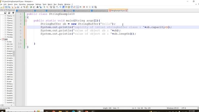 String Buffer class in java | String Buffer in java | #java | #string