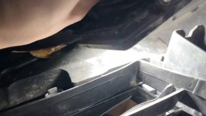 Как￼ снять переднюю решетку ауди а4 б8 б9 Audi a4 b8 b9
