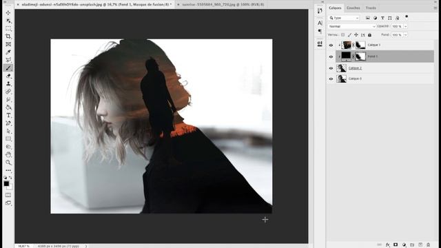 Photoshop Tutorial | Double Exposure and Photo Manipulation смотреть онлайн