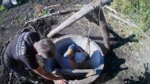 Колодец своими руками Ziehbrunnen из бетонных колец