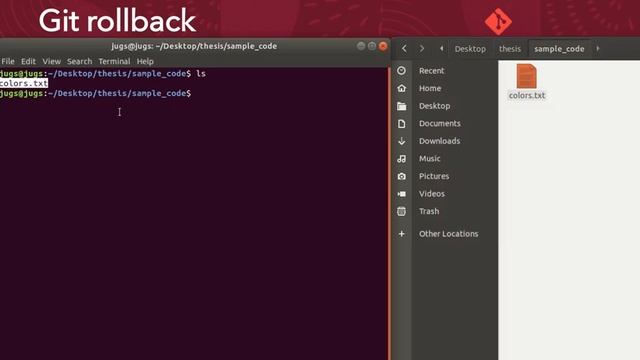 git rollback смотреть онлайн