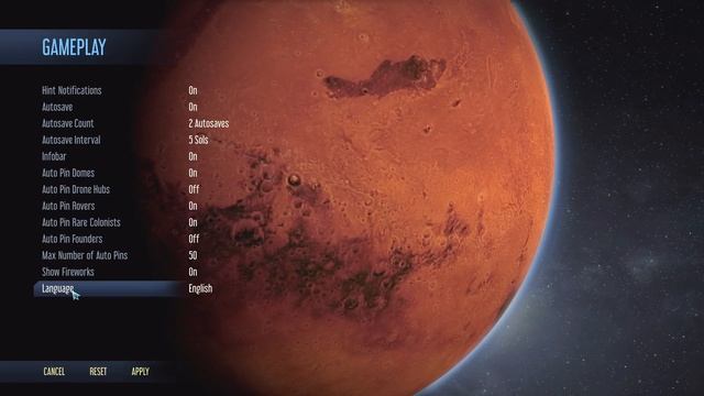 Surviving Mars как включить русский язык(Epic Games). Как поменять язык в сурвайвинг марс