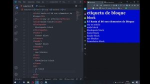 Etiquetas de bloque y de linea html Segunda parte | #WilCODE