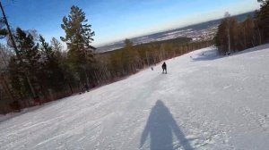 Олхинская гора. Лицом в снег! | ГОРНОЛЫЖКА (4K)