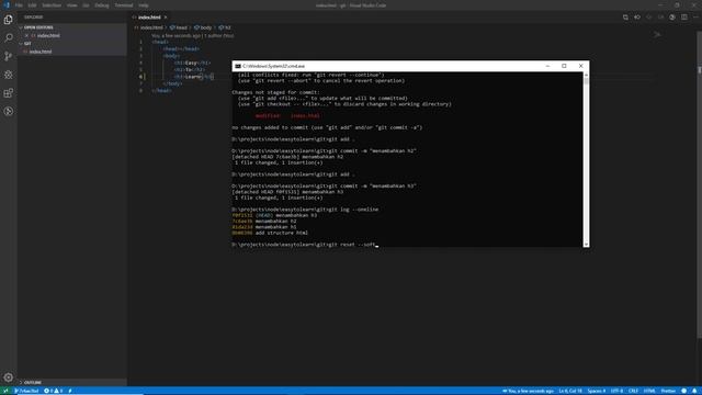 git reset смотреть онлайн