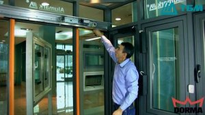 Монтаж механики автоматической раздвижной двери DORMA (dormakaba)