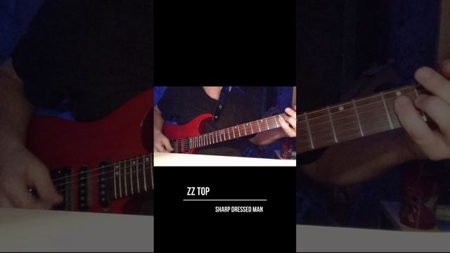 ZZ TOP - Sharp Dressed Man guitar cover #shorts #zztop #sharpdressedman #guitarcover