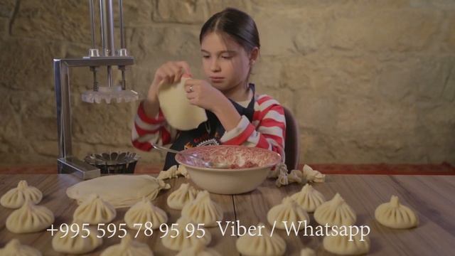 ხინკლის მოსახვევი Аппарат для лепки  Хинкали  Georgian Dumplings Khinkali смотреть онлайн