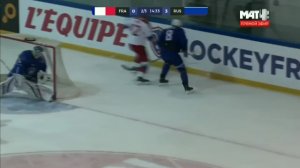 Франция - Россия - 1-4. Голы ХОККЕЙ