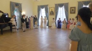 Бал "Прием у Ростовых". Сценка первая.
